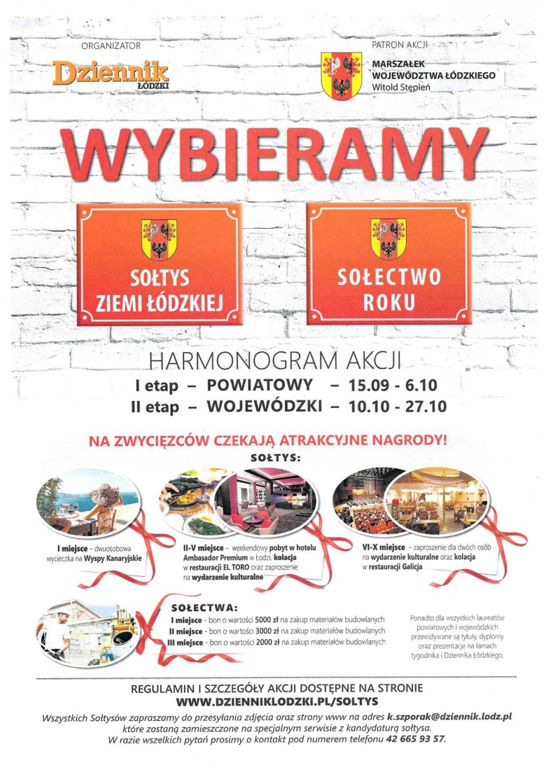plakat - konkurs - Sołtys - Ziemi - Ł&oacute;dzkiej - i - Sołectwo - Roku - 2017