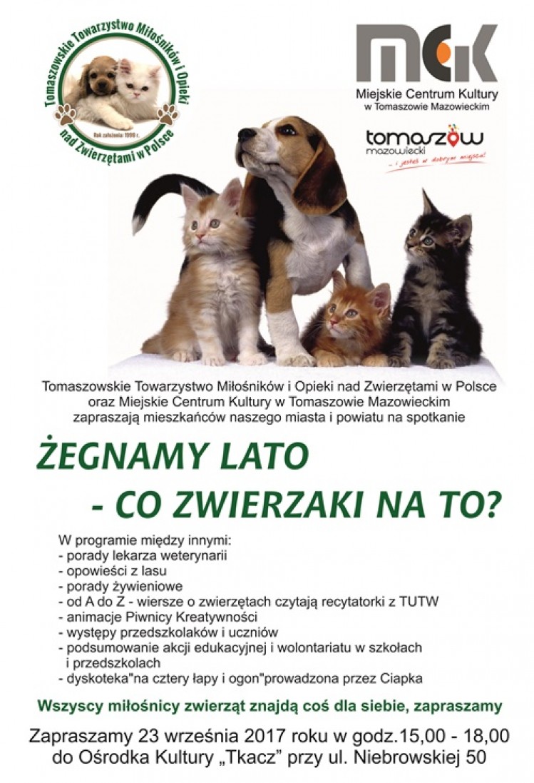 PLAKAT mck zwierz lato