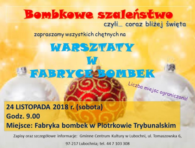 plakat bombki