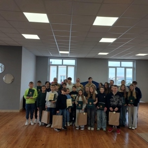 wszyscy uczestnicy Ogólnopolskeigo Turnieju Wiedzy Pozarniczej