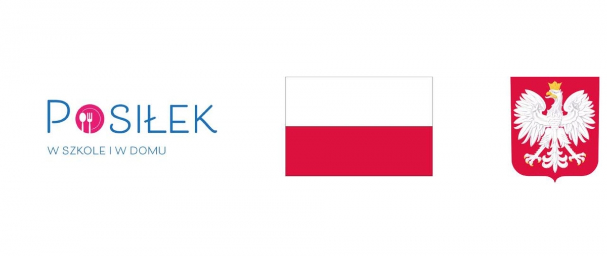 Logotyp programu posiłek w szkole i w domu